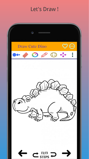 How to Draw Cute Dinosaurs Screenshot 3