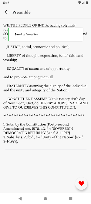 Indian Constitution Guide Screenshot 2