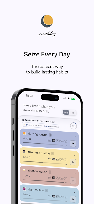 seizetheday - Routine & Habit Screenshot 0