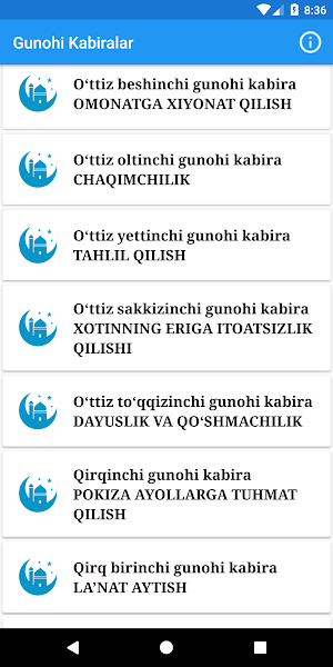 Gunohi Kabiralar Screenshot 1