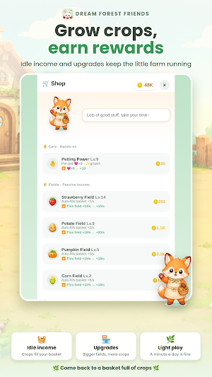 Dream Forest Friends: Idle Pet Screenshot 2
