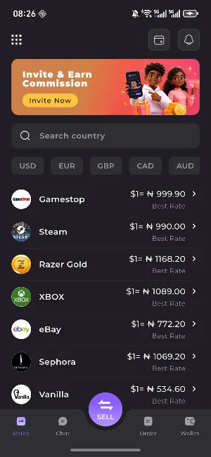 GiftCardTC - Sell Gift Cards Screenshot 0