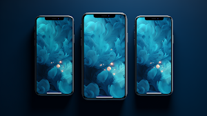 Aesthetic Blue Wallpaper Screenshot 1