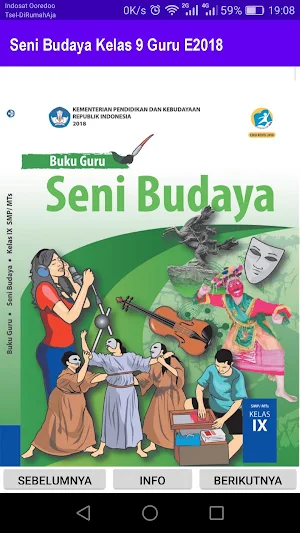 Seni Budaya kelas 9 Guru E2018 Screenshot 0