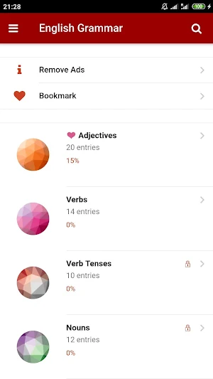 English Grammar Screenshot 0