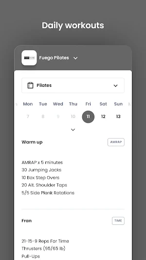 Fuego Pilates Screenshot 3