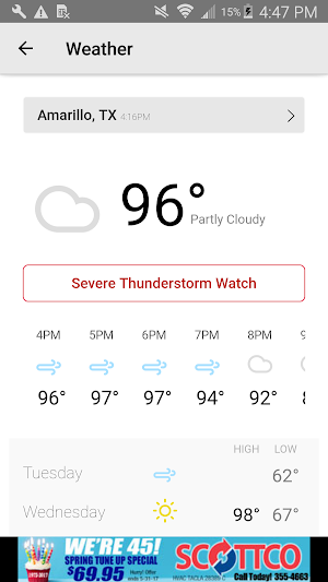KAMR Local4 Weather Screenshot 3