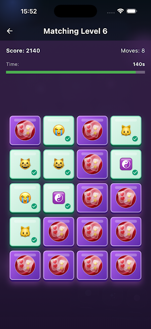 Memory Match Game Screenshot 0