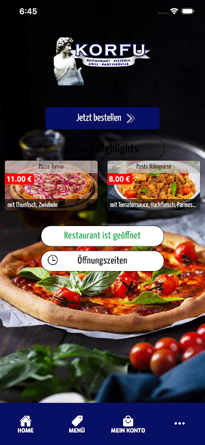 Korfu Grill Online Screenshot 0