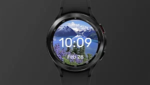Picturesque Lake - Watch Face Screenshot 2