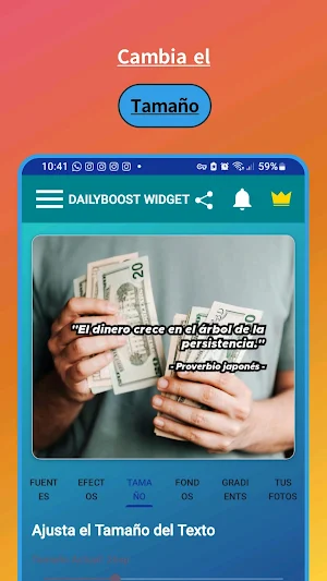 DailyBoost Widget Screenshot 3