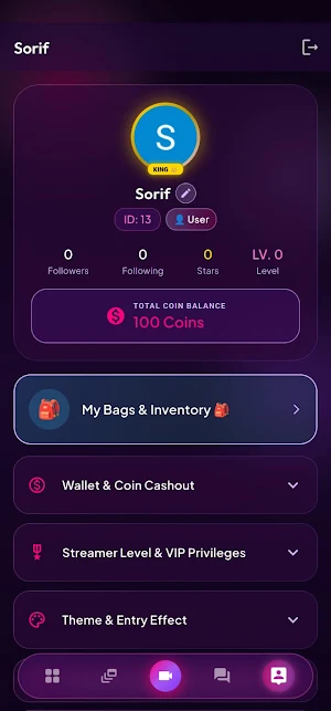 Click Live -Live Video & Voice Screenshot 1