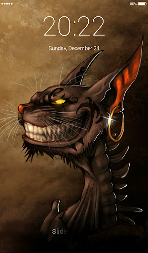 Cheshire Cat Lock Screen Wallp Screenshot 0