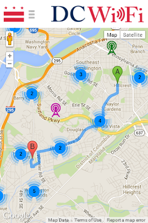 DC WiFi Hotspot Finder Screenshot 2