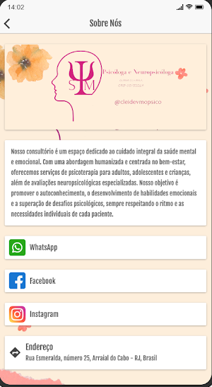 PSICÓLOGA CLEIDE OLIVEIRA Screenshot 1