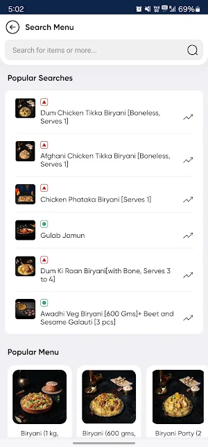 House of Biryan Screenshot 3