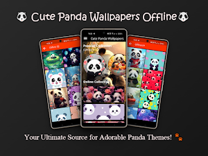 Cute Panda Wallpaper Offline Screenshot 0