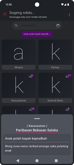 Sasra Sastra Jawa Screenshot 3