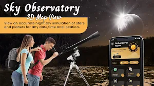 Sky Observatory: 3D Map View Screenshot 0