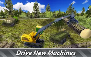 Logging Harvester Truck Screenshot 1
