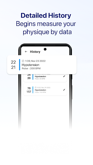 Blood Pressure Tracker App Screenshot 3