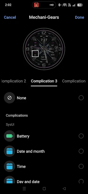 Mechani-Gears Watch Face 2026 Screenshot 3