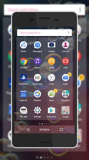 bubbles | Xperia™ Theme Screenshot 3