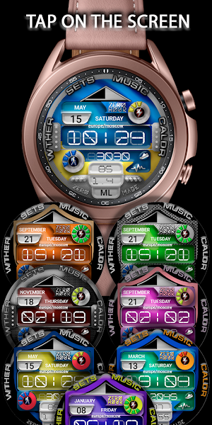 Digital Shield Watch by ZH Screenshot 1