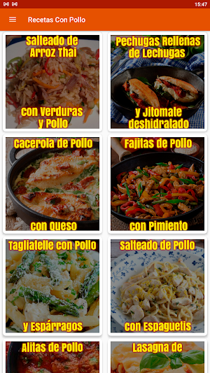 Recetas Con Pollo Muy Faciles Screenshot 1