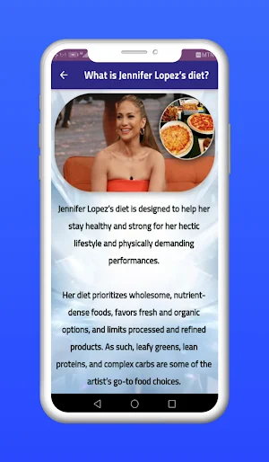 Jlo diet Screenshot 1