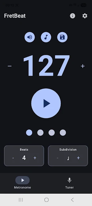 Guitar Practice Metronome Screenshot 1