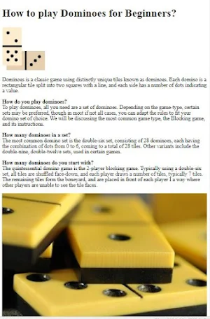 How to Play Dominoes Screenshot 2