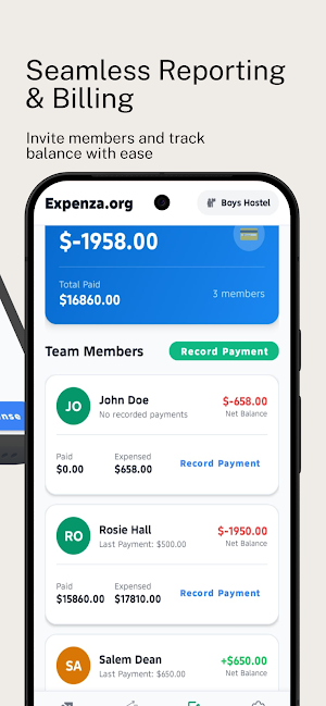Expenza: Team Expense Manager Screenshot 3