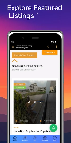 Horizon Listing Africa Screenshot 3