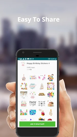 Birthday Stickers For WhatsApp (WAStickerApps) Screenshot 3