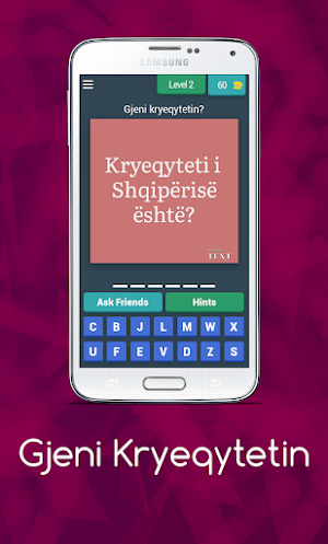 Gjeni Kryeqytetin Screenshot 2
