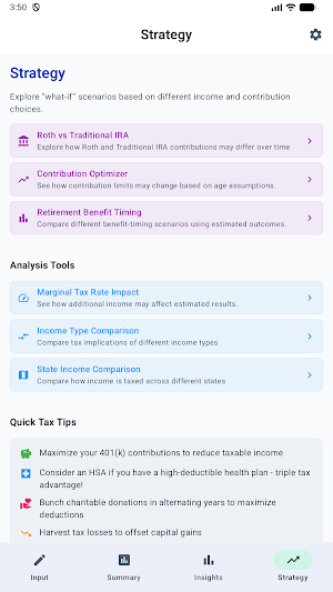 US Income Tax Calculator Screenshot 3