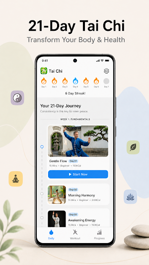Tai Chi Workout & Beginners Screenshot 2