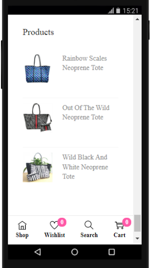 Neoprene Bags Screenshot 0
