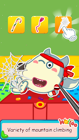 Wolfoo - Rock Climbing Screenshot 2