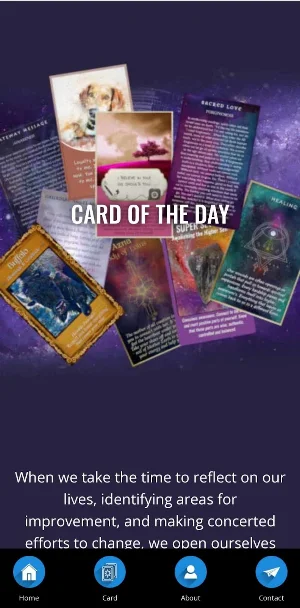 Card Of The Day - Oracle Cards Screenshot 1
