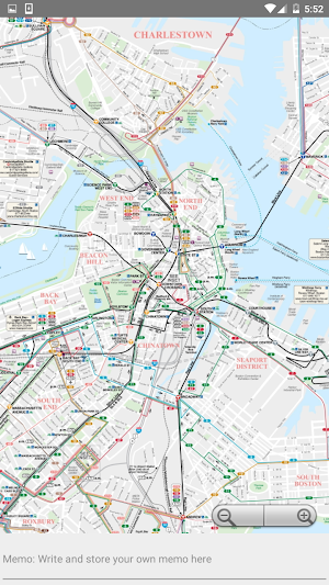 BOSTON BUS SYSTEM MAP MBTA Screenshot 2