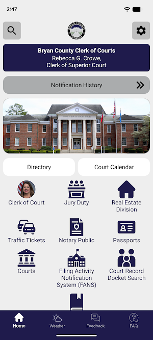 Bryan County Clerk of Court GA Screenshot 0