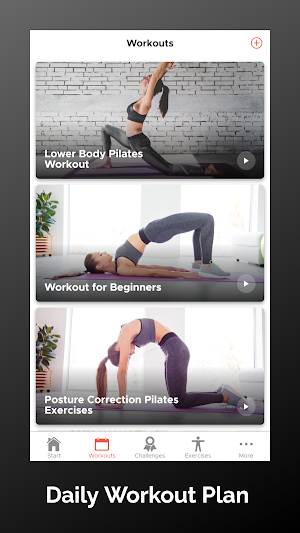 30 Day Pilates Challenge Screenshot 1