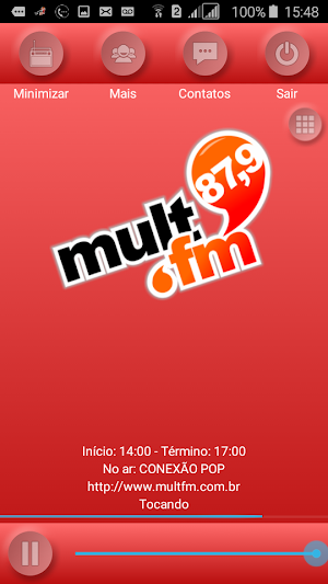 Rádio MultFM Screenshot 2