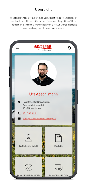 emmental versicherung Screenshot 0