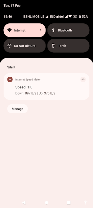 Internet Speed Meter Screenshot 1