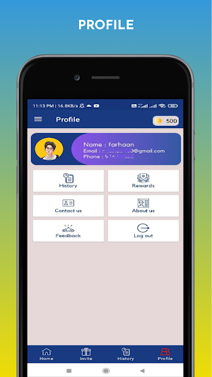 RewardCoins App Screenshot 2