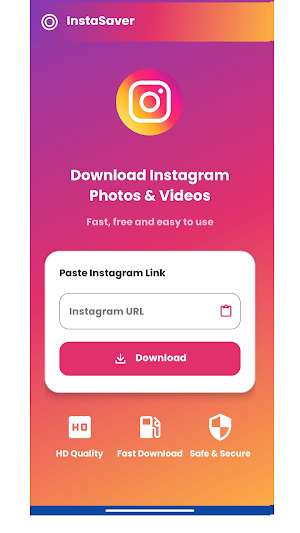 InstaSaver, Download Videos Screenshot 1