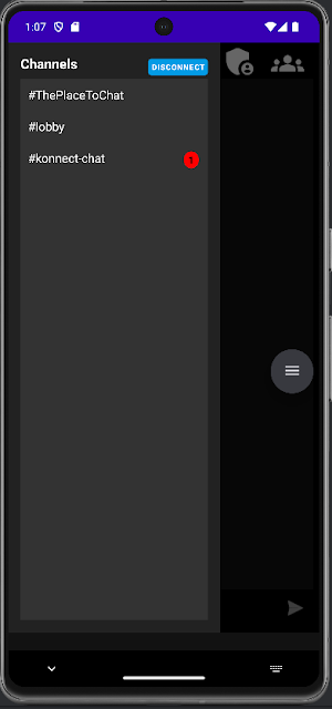 Konnect IRC Screenshot 2